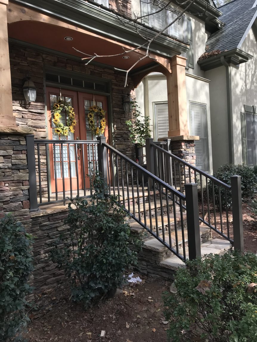 Entry Railing - Stair Solution