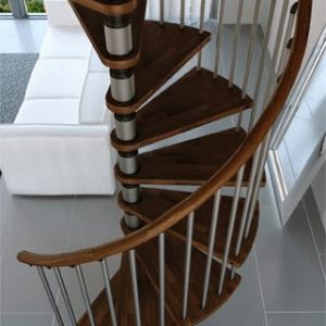 Wood Spiral Stair