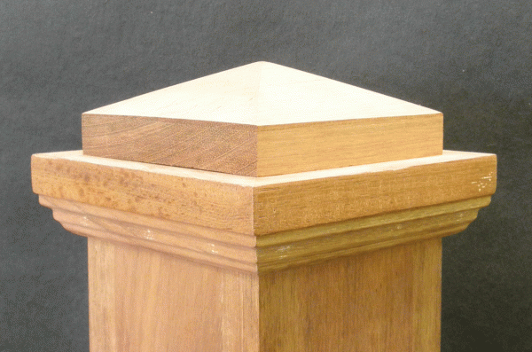 Raised Panel Box Newel 6 1/4" x 55"