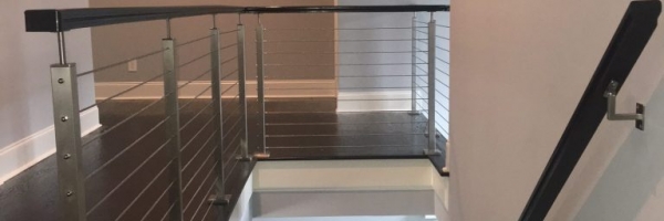 Horizontal Cable Cube Posts